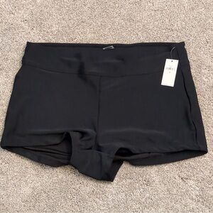 NWT Old Navy black boy short bikini bottoms size medium